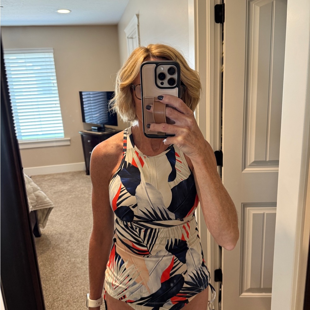Athleta Tropical Print Halter Bikini Set - Picture 7 of 8